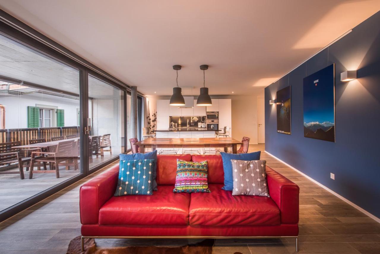 شقة Independance Penthouse إنترلاكن المظهر الخارجي الصورة