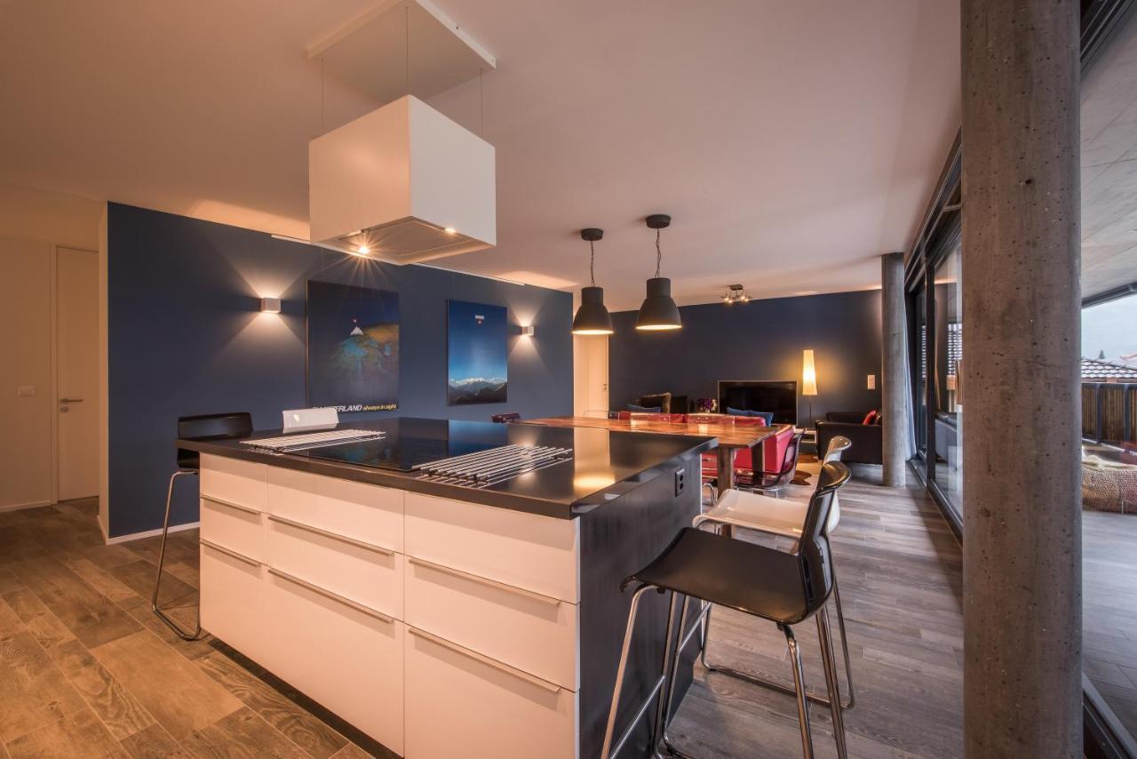 شقة Independance Penthouse إنترلاكن المظهر الخارجي الصورة
